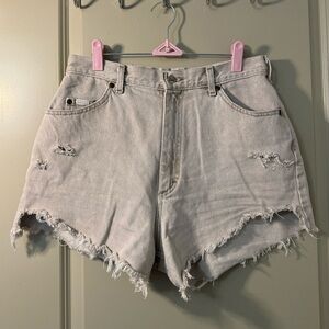 Vintage Lee denim cutoff shorts